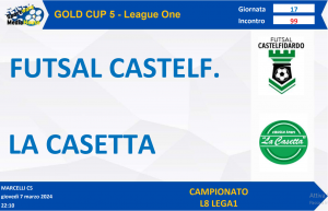 <strong>GC5 L1: Il Futsal Castelfidardo torna alla vittoria!</strong>