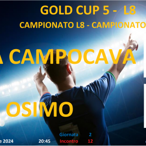 Gold Cup 5 Lega 1: Il Vt Osimo sgambetta i campioni!