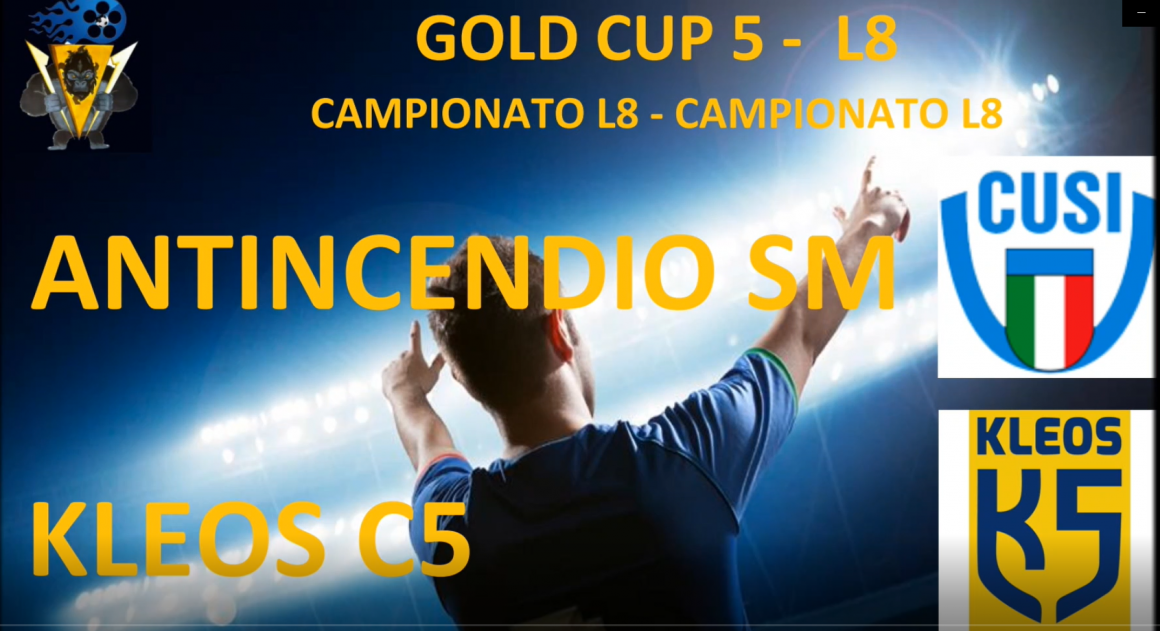 Gold Cup 5 lega 1: Antincendio SM, finalmente i primi punti stagionali