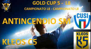 <strong>Gold Cup 5 lega 1: Antincendio SM, finalmente i primi punti stagionali</strong>