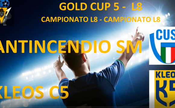 Gold Cup 5 lega 1: Antincendio SM, finalmente i primi punti stagionali