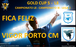 <strong>Gold Cup 5 Lega 2: Fica Feliz la spunta sul Vigor Porto CM</strong>