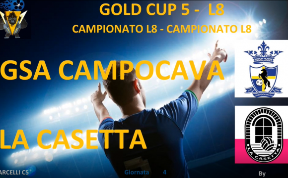 Gold Cup 5 Lega 1: Il Gsa Campocavallo torna su!