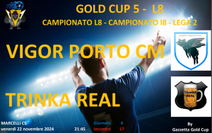 <strong>Gold Cup 5 Lega 2; Il Trinka Real rimane a punteggio pieno!</strong>