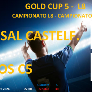 Gold Cup 5 Lega 1: Il Kleos è raggiunto dal Futsal Castelfidardo ma mantiene la vetta