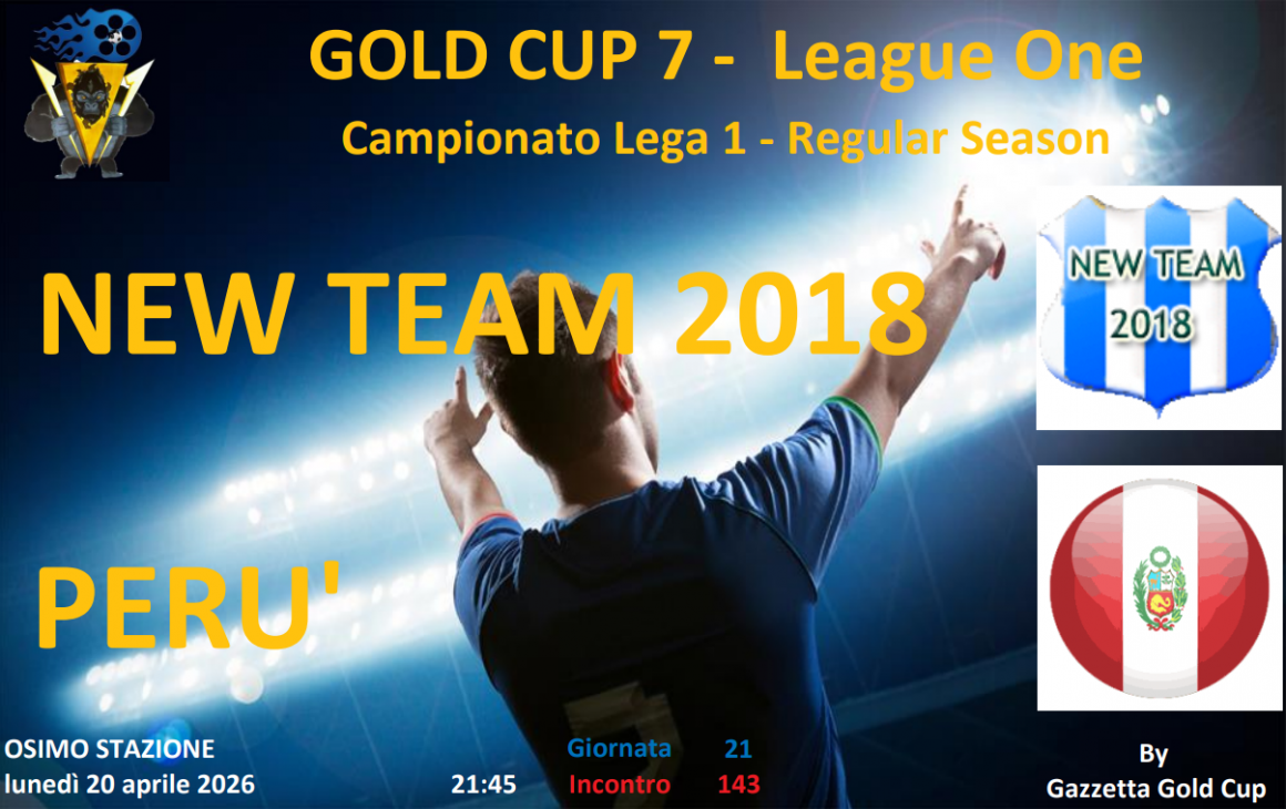 Gold Cup 7 Lega 1: Il Perù vince la sfida che spacca la classifica!