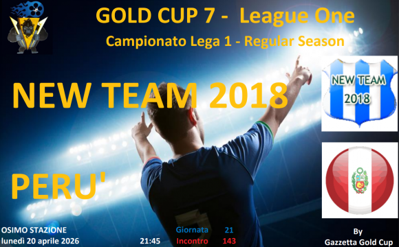 Gold Cup 7 Lega 1: Il Perù vince la sfida che spacca la classifica!